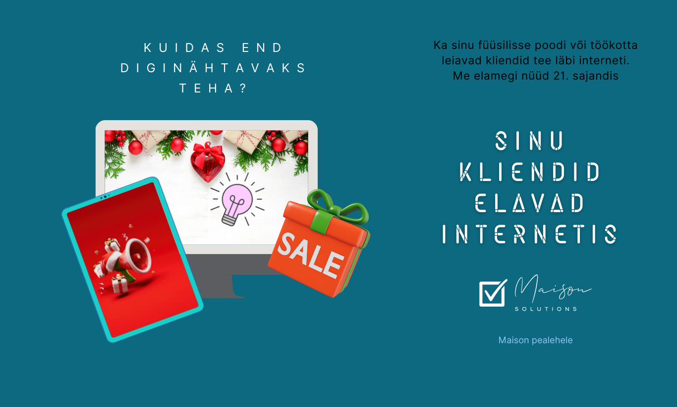 Pühade eri – kiirabi sinu digikuvale